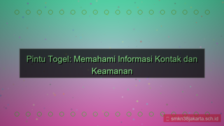 PINTU TOGEL alamat kantor pintutogel