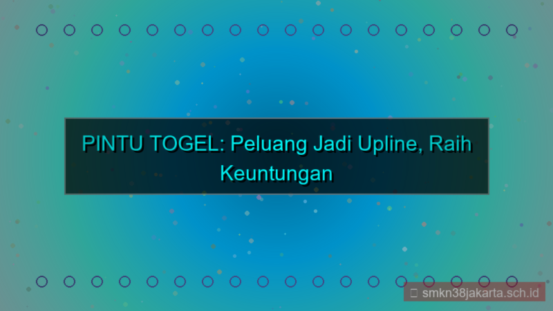 PINTU TOGEL benefit upline daftar