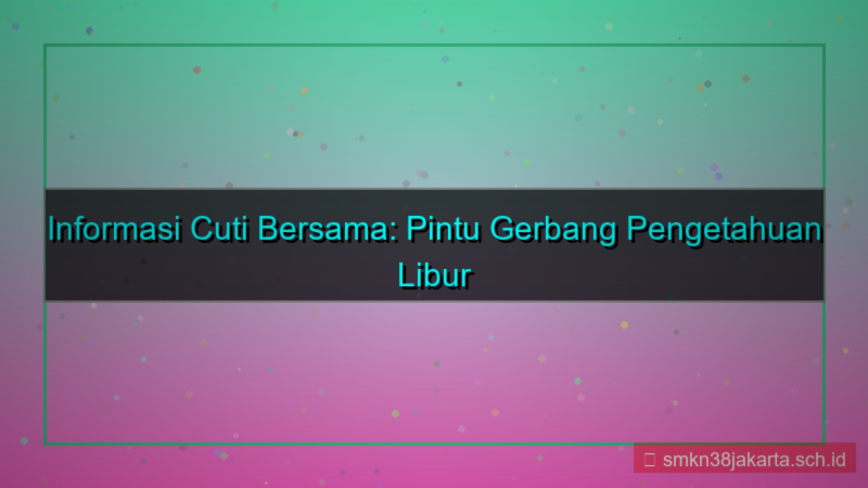 PINTU TOGEL cuti bersama informasi