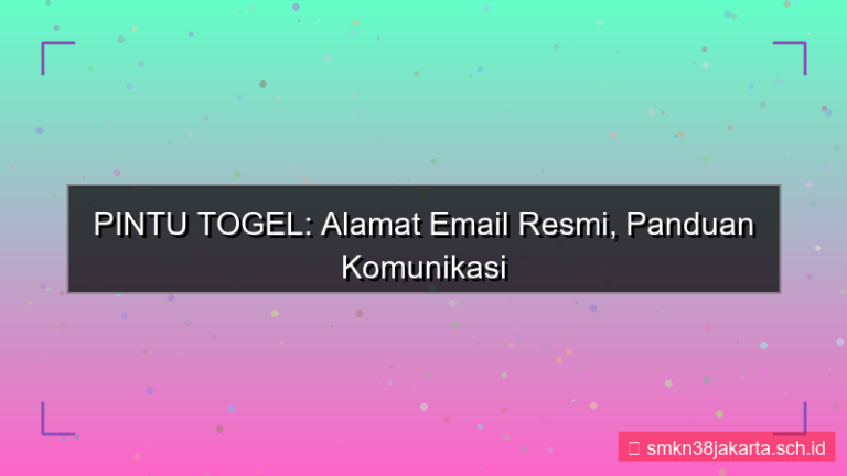 gambar PINTU TOGEL email resmi pintutogel