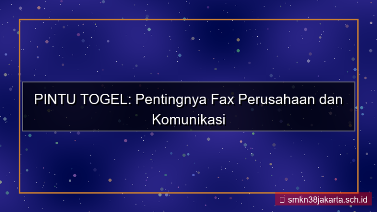 visual PINTU TOGEL fax perusahaan pintutogel
