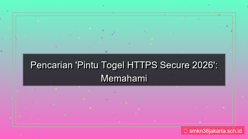 konten PINTU TOGEL https secure 2026