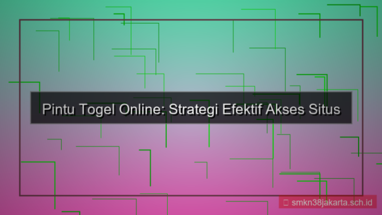 ilustrasi PINTU TOGEL jam sibuk akses situs