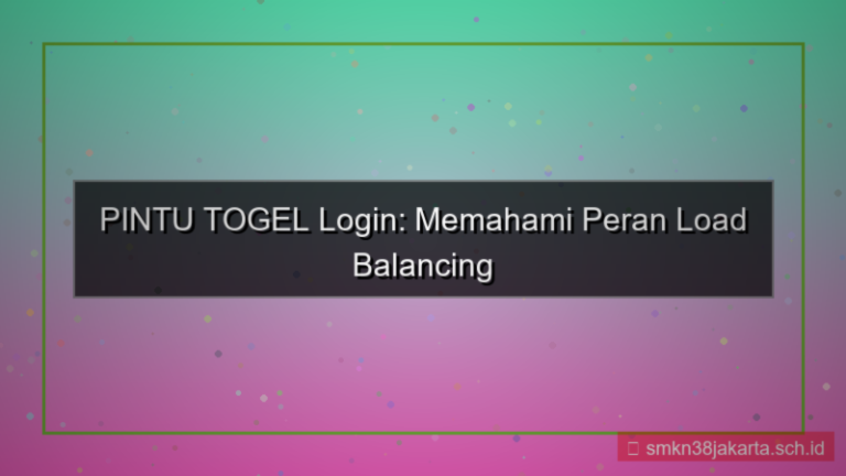 PINTU TOGEL load balancing login
