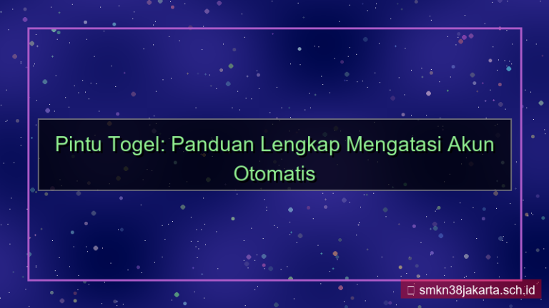 PINTU TOGEL lockdown akun otomatis