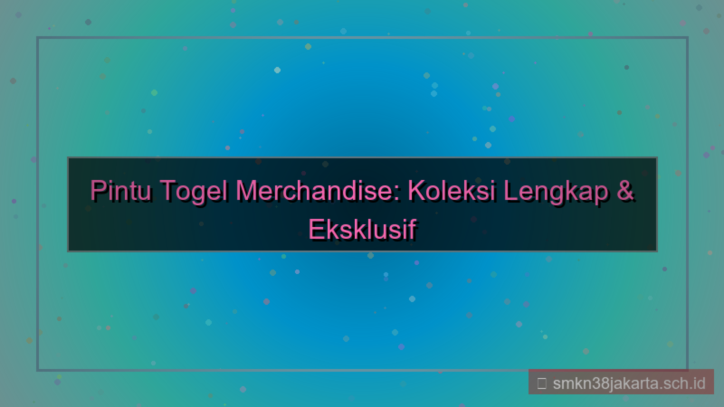 gambar PINTU TOGEL merchandise pintutogel