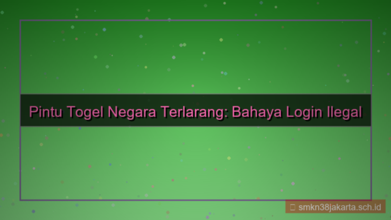 PINTU TOGEL negara terlarang login