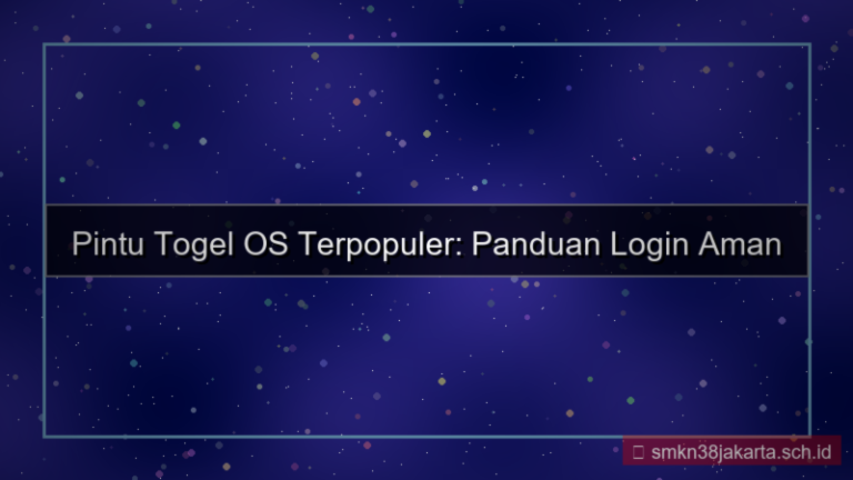 konten PINTU TOGEL os terpopuler login