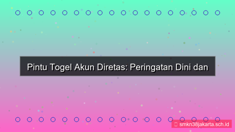 PINTU TOGEL peringatan akun diretas