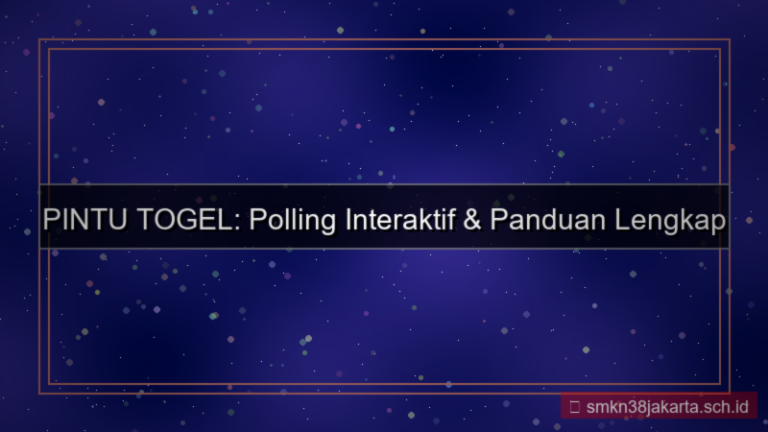 PINTU TOGEL polling fitur daftar