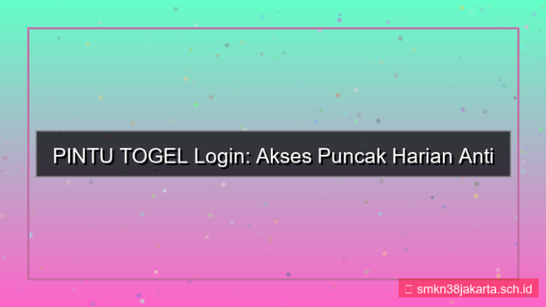 PINTU TOGEL puncak login harian