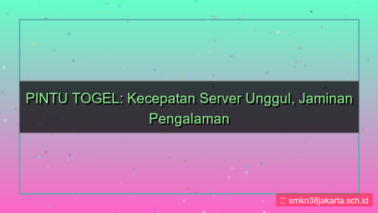 desain PINTU TOGEL response time server