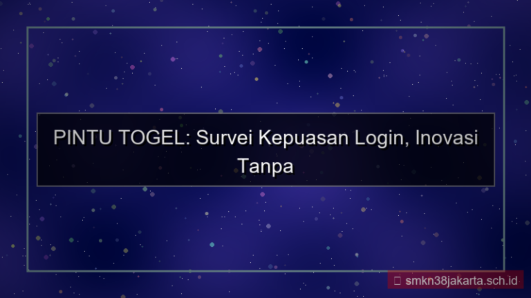PINTU TOGEL survey kepuasan login