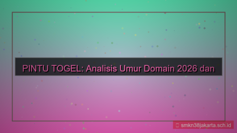 PINTU TOGEL umur domain 2026