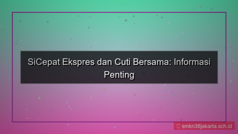 tampilan SICEPAT TOTO cuti bersama informasi