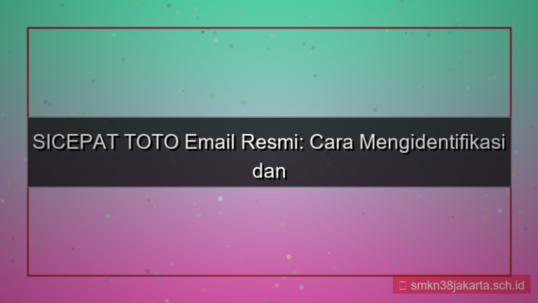 gambar SICEPAT TOTO email resmi sicepattoto