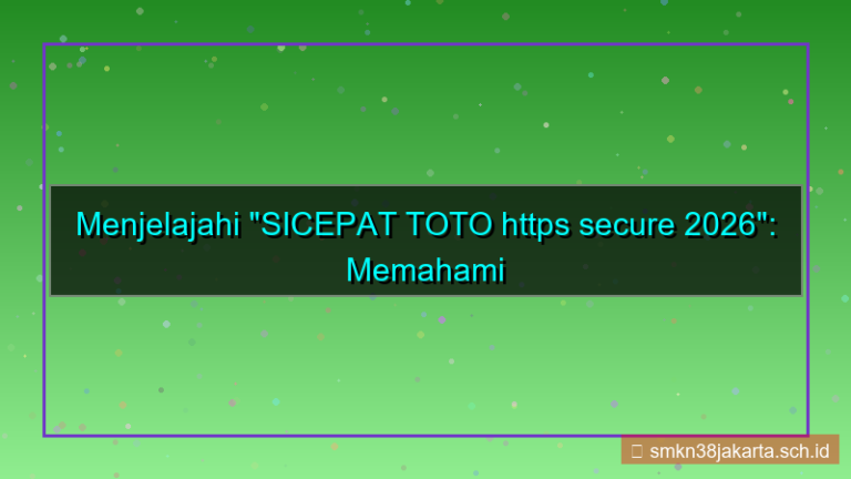 SICEPAT TOTO https secure 2026