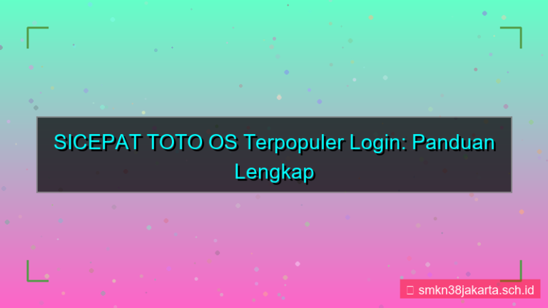 SICEPAT TOTO os terpopuler login