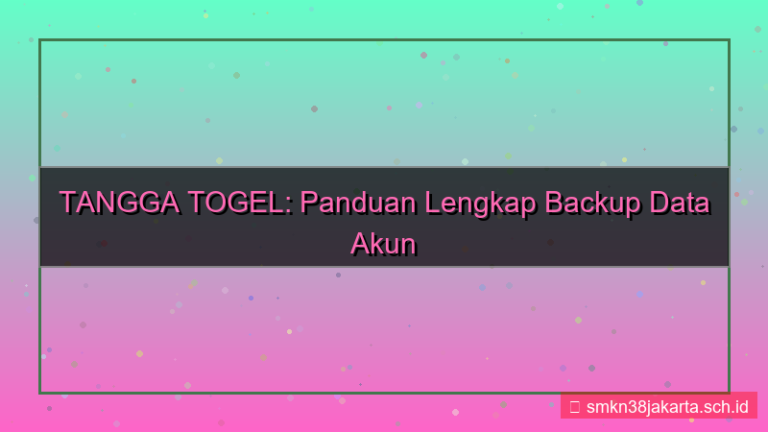 visual TANGGA TOGEL backup data akun