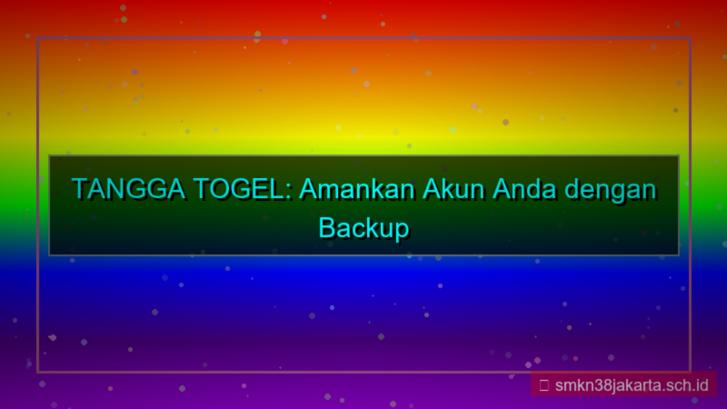 TANGGA TOGEL backup kode verifikasi