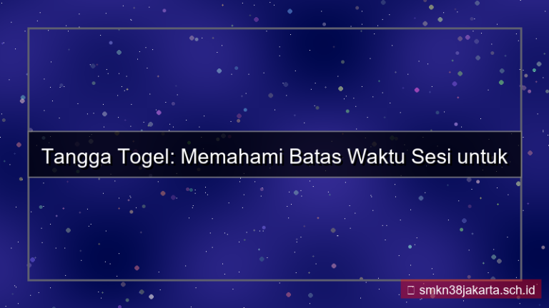 visual TANGGA TOGEL batas waktu sesi