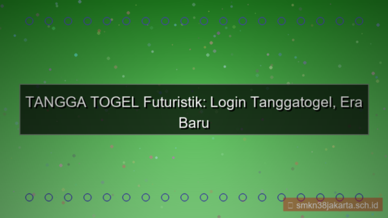 visual TANGGA TOGEL futuristik login tanggatogel