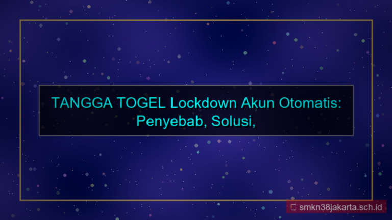 visual TANGGA TOGEL lockdown akun otomatis