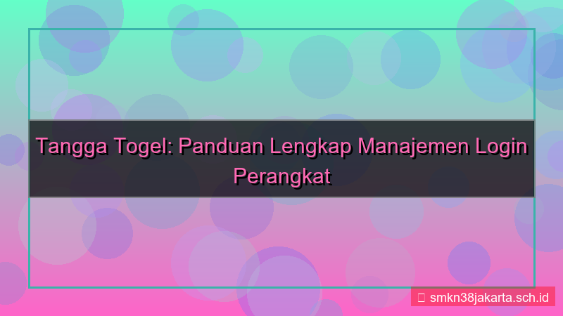 visual TANGGA TOGEL manajemen device login
