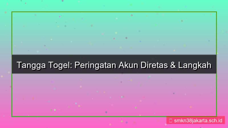 gambar TANGGA TOGEL peringatan akun diretas