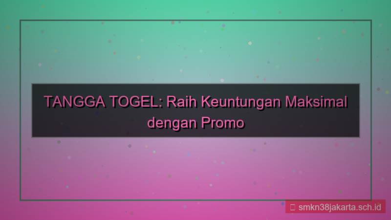 visual TANGGA TOGEL promo cashback mingguan