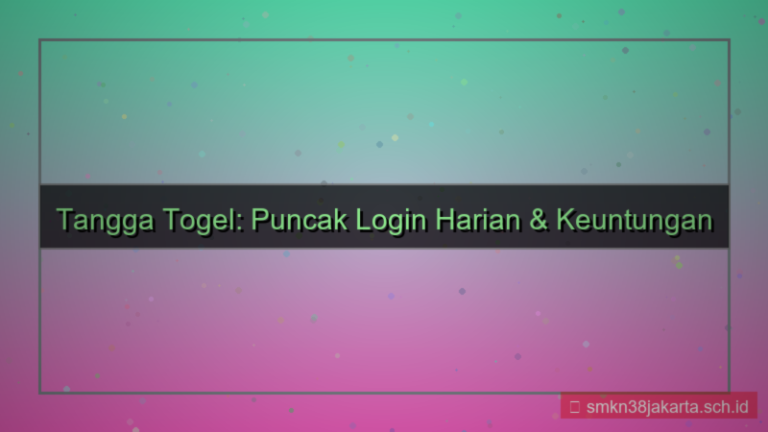konten TANGGA TOGEL puncak login harian
