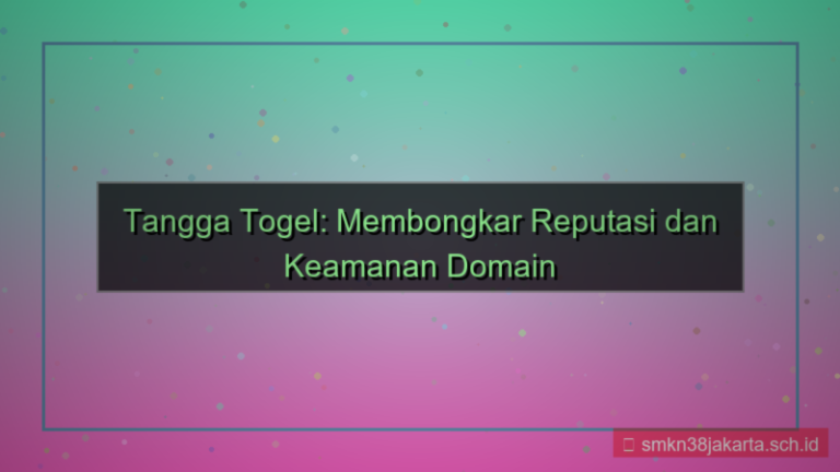 tampilan TANGGA TOGEL reputasi domain tanggatogel