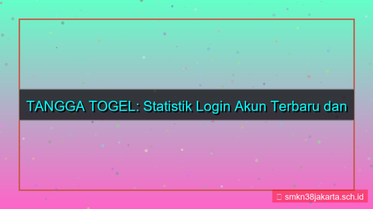 ilustrasi TANGGA TOGEL statistik login akun