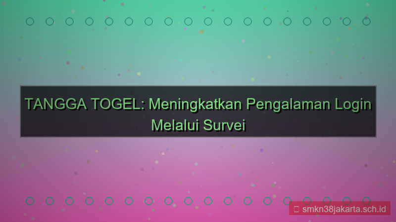 desain TANGGA TOGEL survey kepuasan login