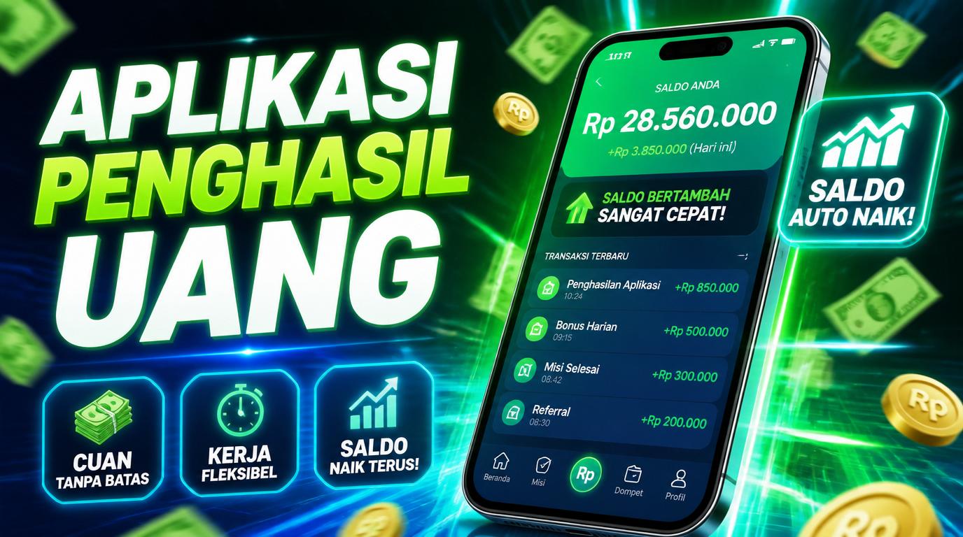 Aplikasi Penghasil Uang Viral