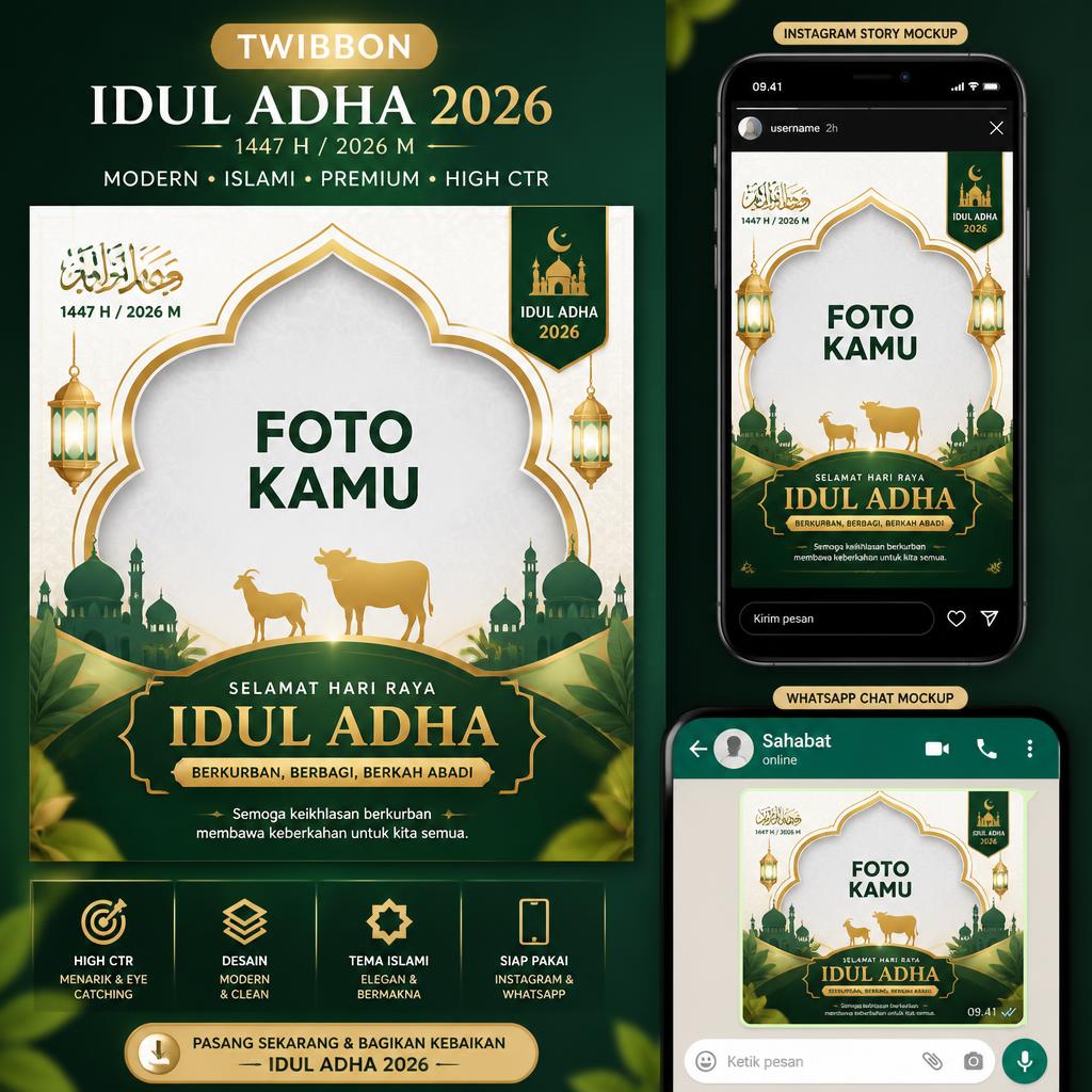 Ide Twibbon Idul Adha 2026