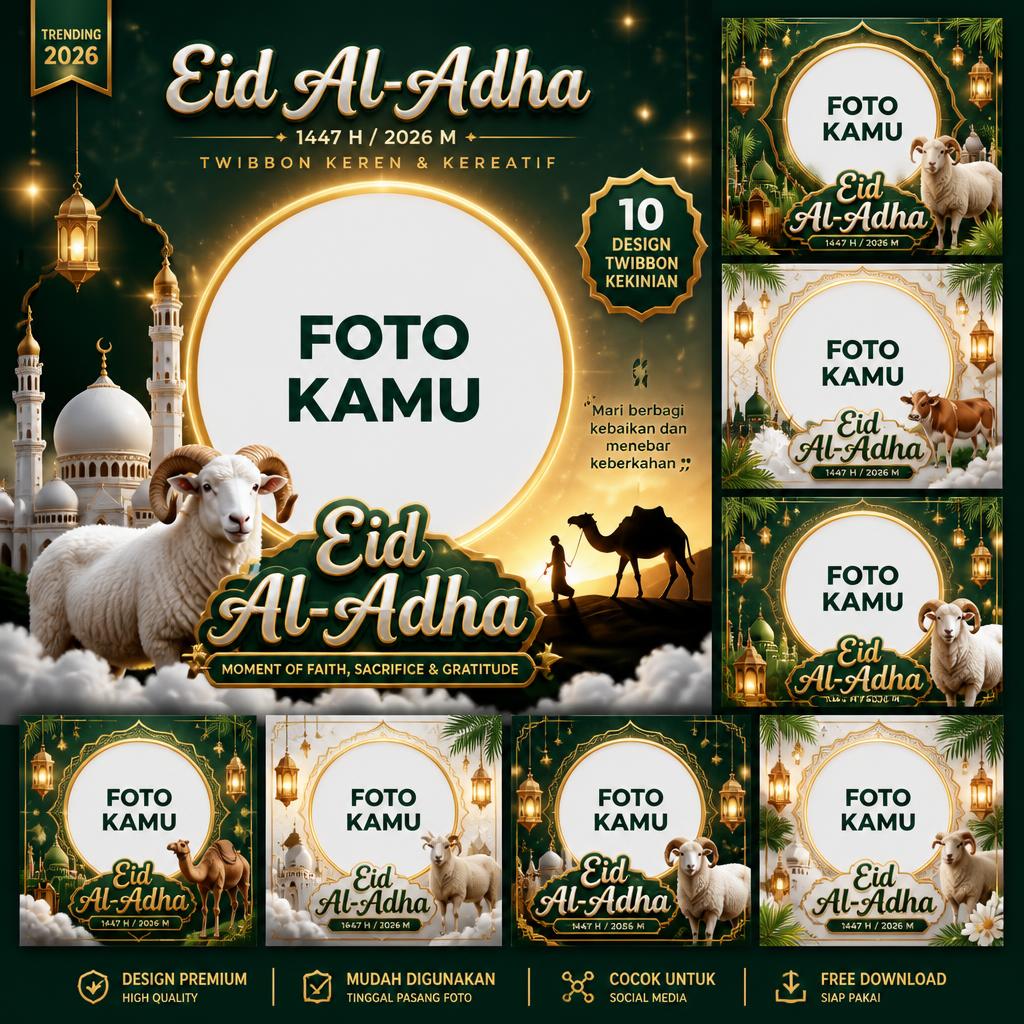 Desain Twibbon Idul Adha